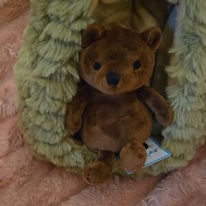 RETIRED NWT Jellycat Forest Fauna Bear